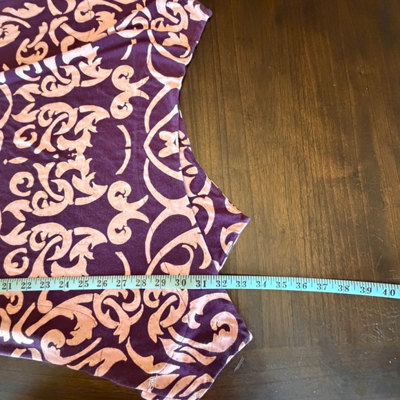 Soma Women's Flowy Long Open Sleeve Midi Dress, Burgundy, Size Medium - Picture 11 of 13